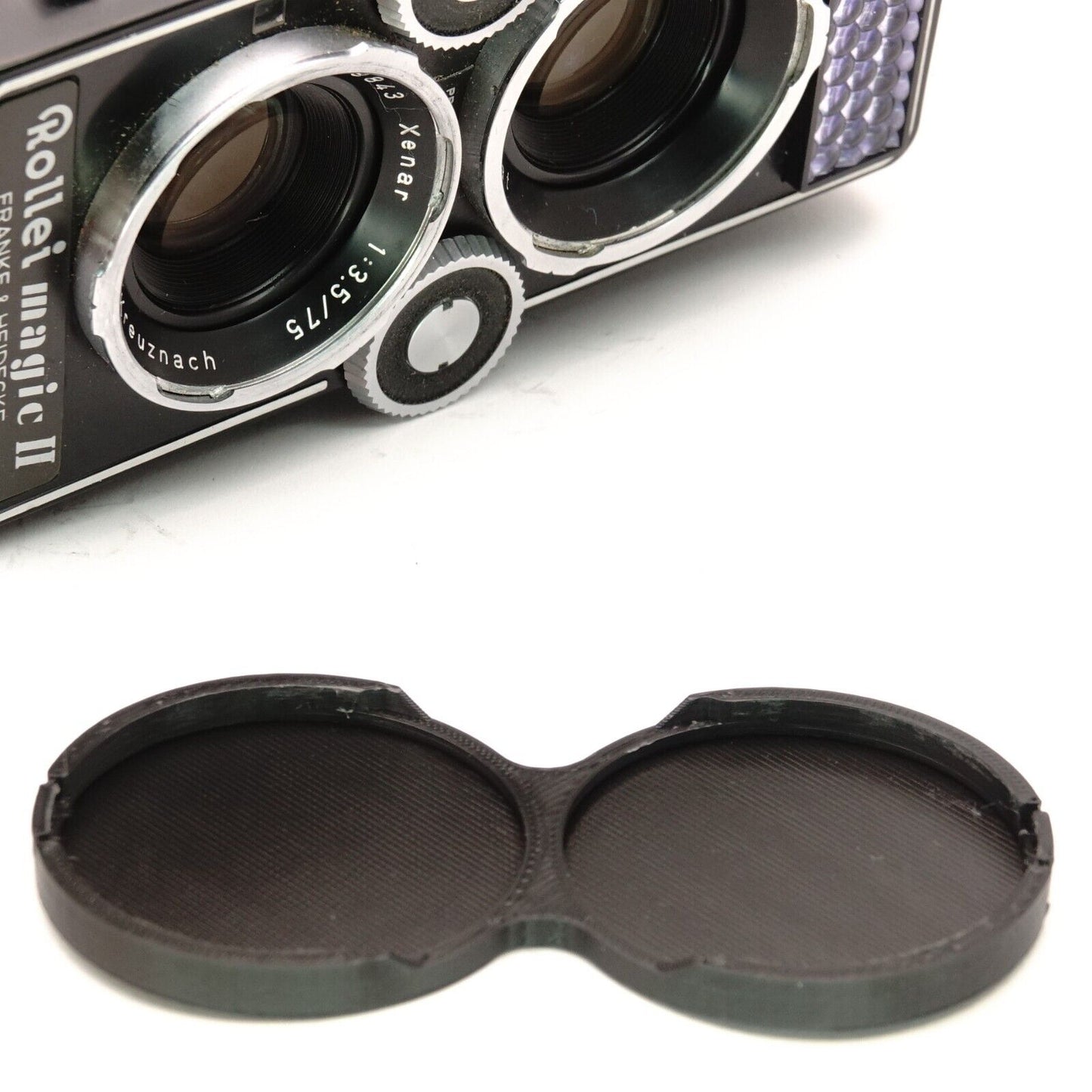 Dual Objektivdeckel Bay II für Rolleiflex 3.5F, 3.5E & Rollei Magic