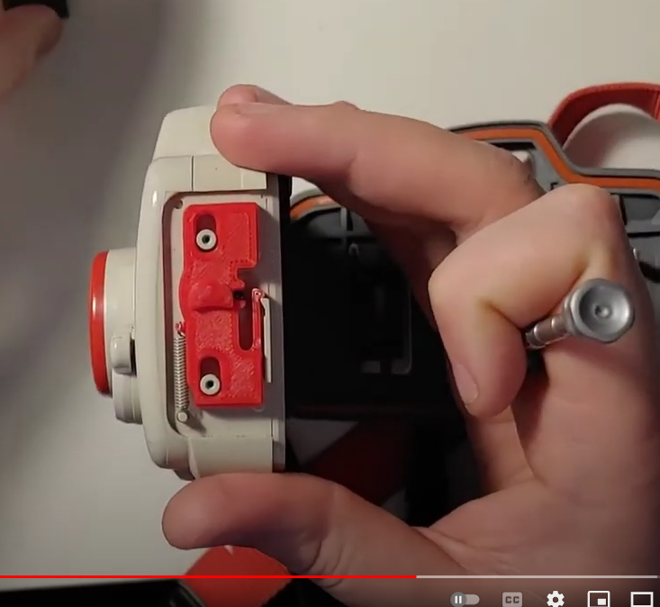 2x Gancho de cierre de puerta para Canon Sure Shot WP-1 A-1