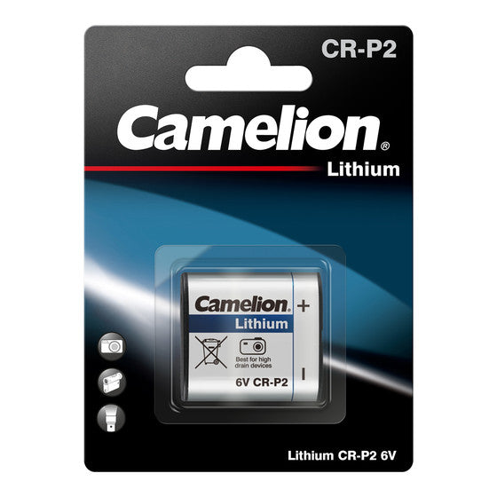 Batería de litio CRP2 6V para Fuji DL, Pentax Zoom, Nikon AF3 y más