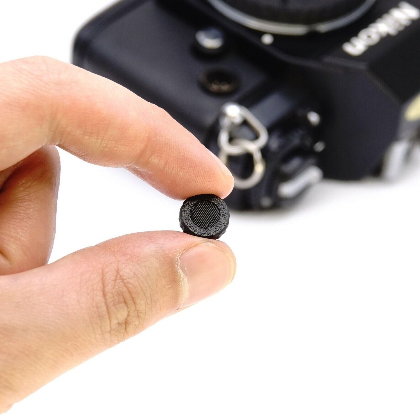 Juego de cubiertas clásicas Nikon: tapas de protección para mando a distancia de 2 clavijas y sincronización PC (F4, F3, MD-4, F801)