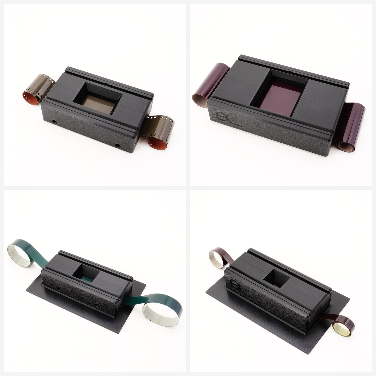 Basic Set - alle 4 Filmhalter mit Film (35mm, 120, 110, Minox 8x11)