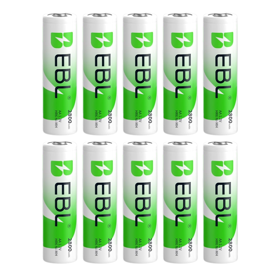 EBL AA Akkus 2800mAh NiMh für Metz 60 CT Adapter