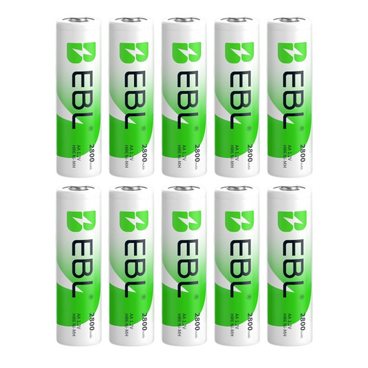 EBL AA Akkus 2800mAh NiMh für Metz 60 CT Adapter
