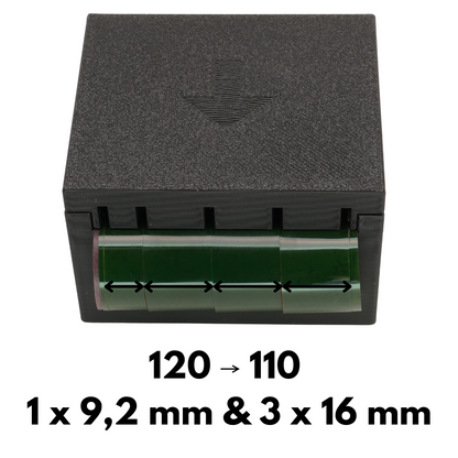 Filmschneider (120/35mm zu 110/Minox) für Pentax Auto 110 & Subminiatur