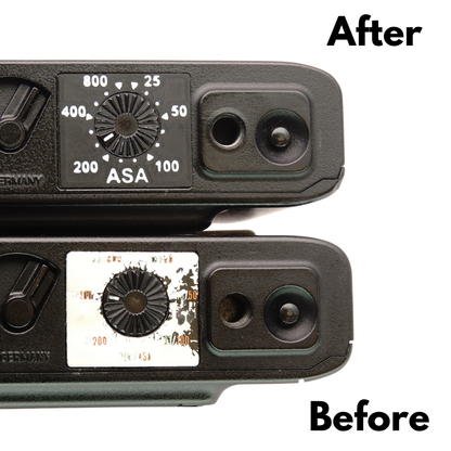 ISO-Plakette Ersatz (2 Stück) für Minox 35 GT, GL, ML & EL