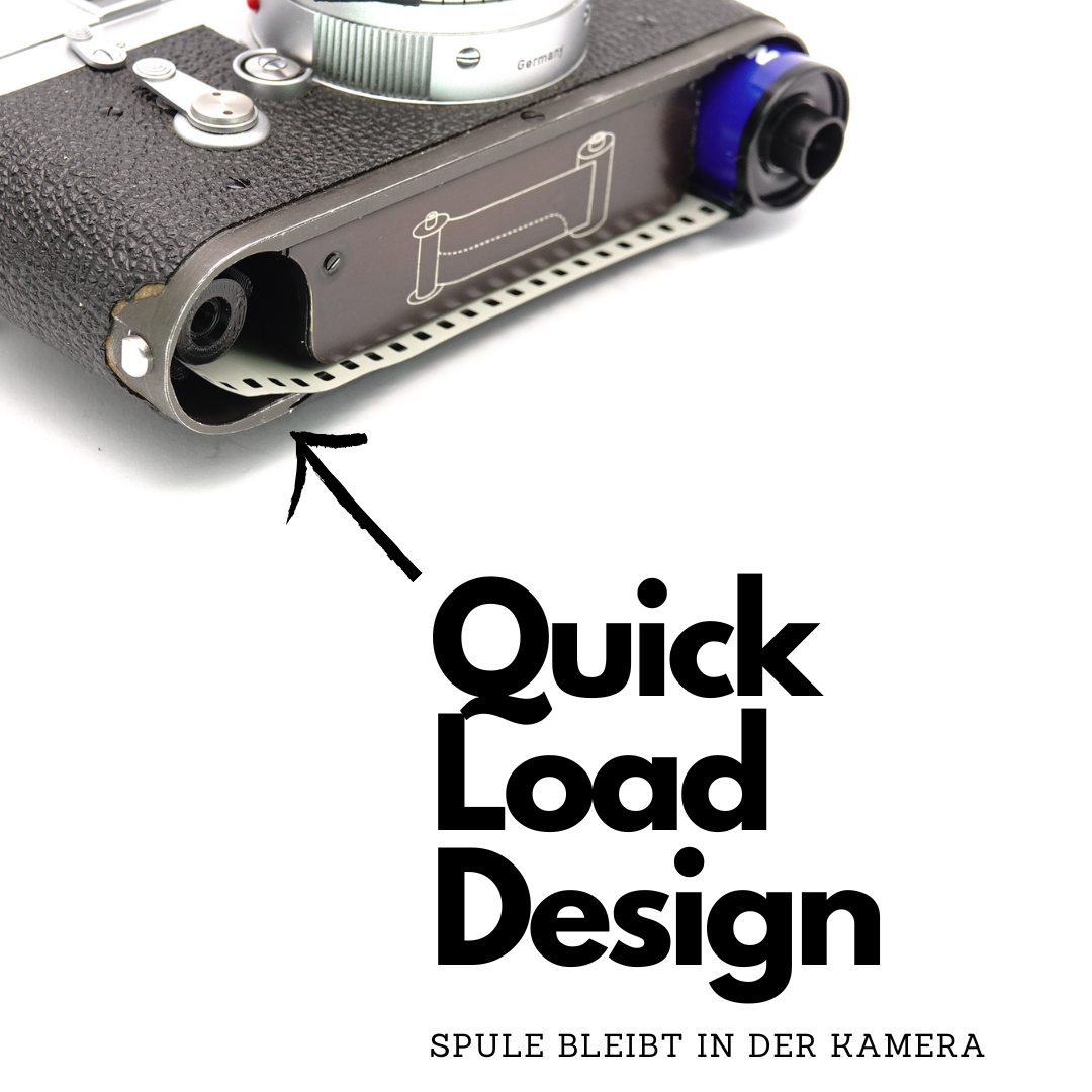 Carrete de carga rápida para Leica M1, M2 y M3 y Leica MP