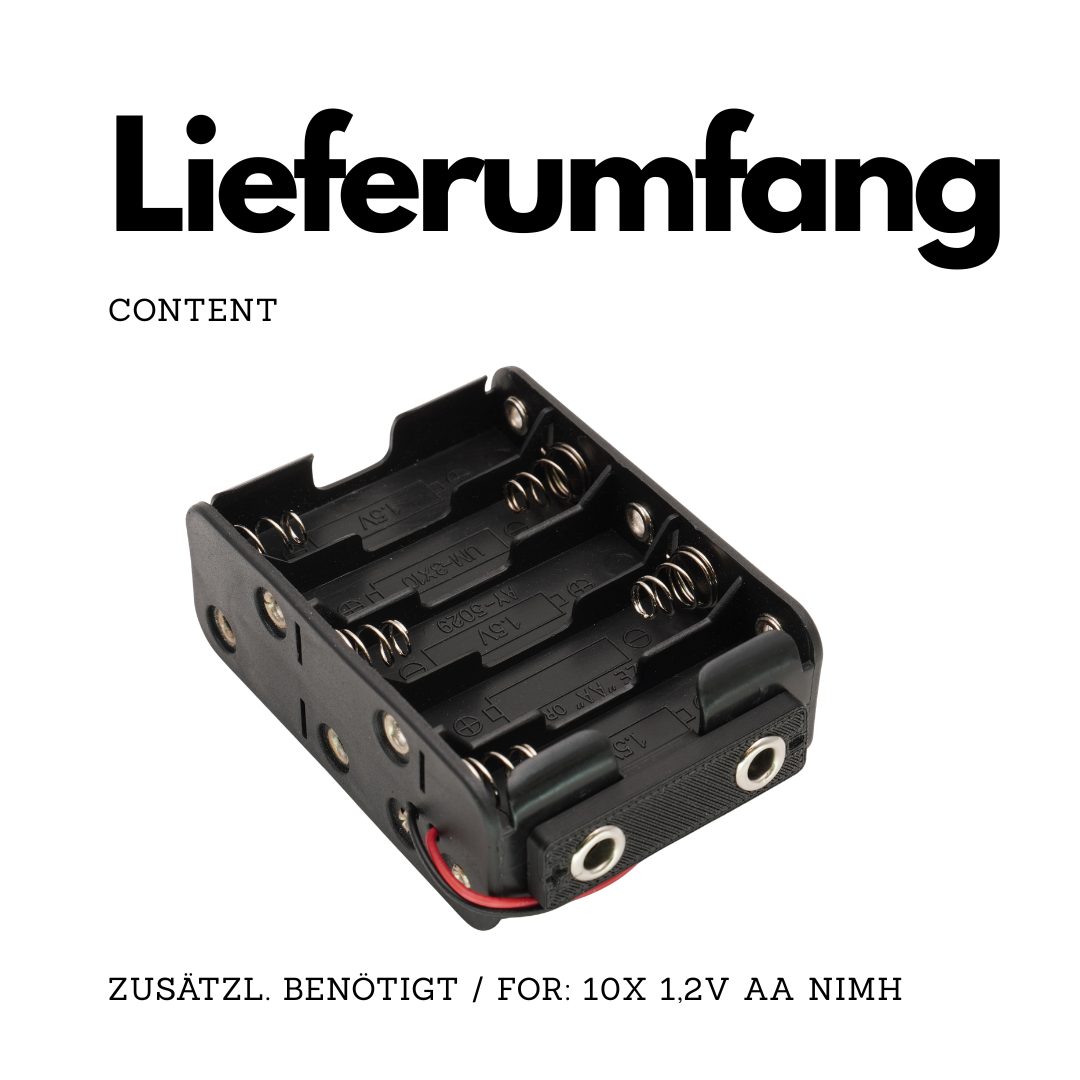 Adaptador de batería S-12 (10x AA) para Canon Scoopic 16M, MN, MS