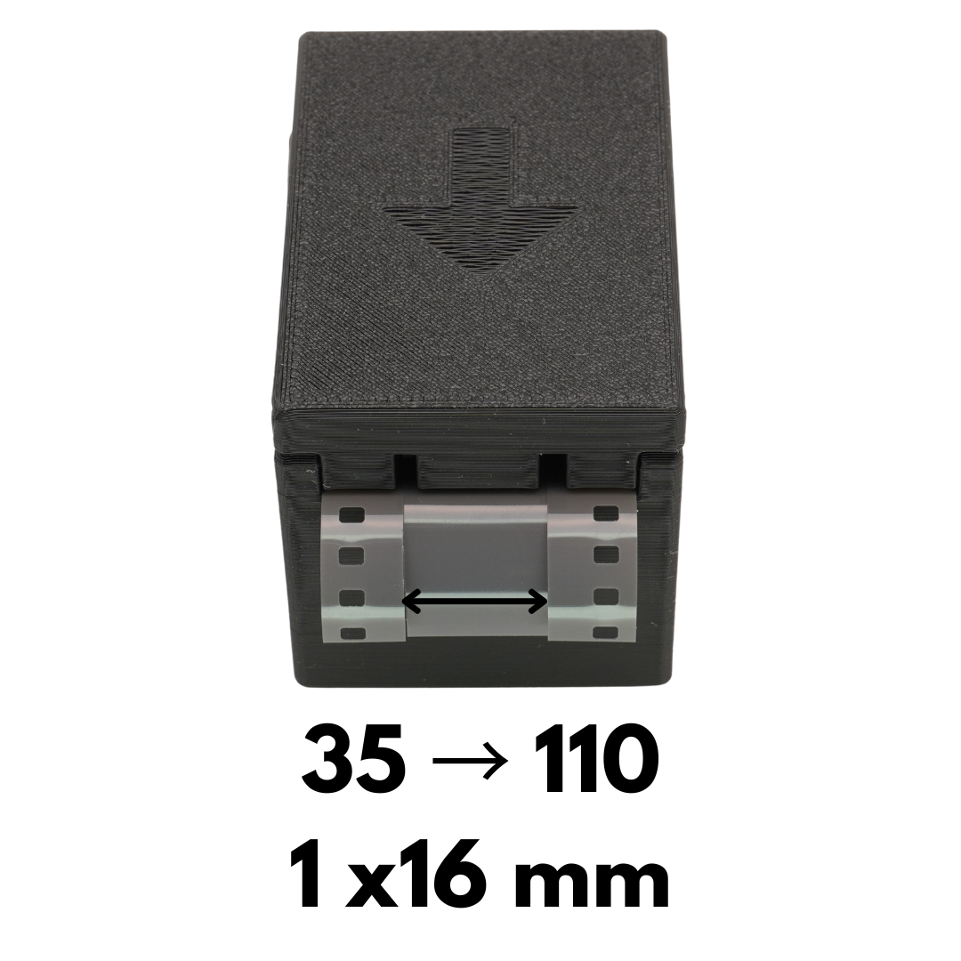 Filmschneider (120/35mm zu 110/Minox) für Pentax Auto 110 & Subminiatur