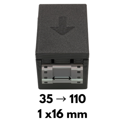 Filmschneider (120/35mm zu 110/Minox) für Pentax Auto 110 & Subminiatur