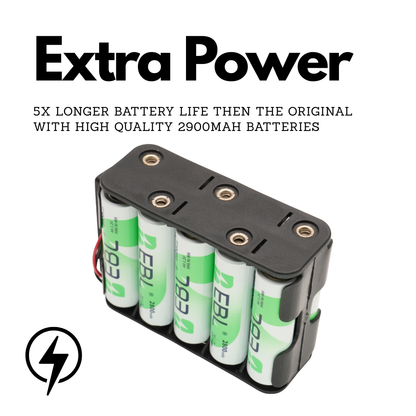 Adaptador de batería S-12 (10x AA) para Canon Scoopic 16M, MN, MS