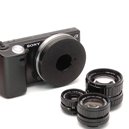 Adaptateur d'objectif Pentax 110 vers Sony E-Mount pour Alpha & NEX