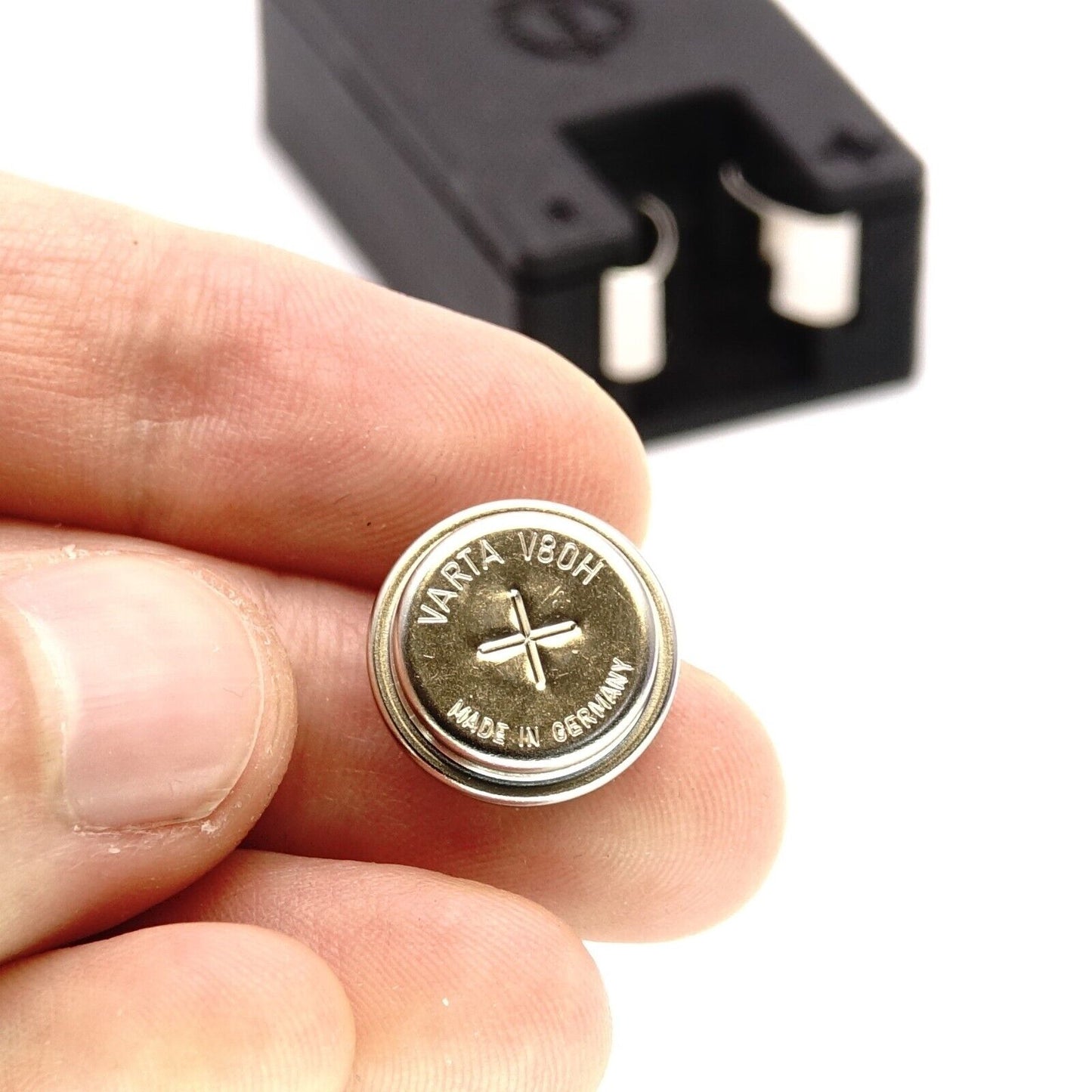 Set PX625 ricaricabile (V80H + caricatore USB-C) per Rollei 35, Leica CL e Canon F-1