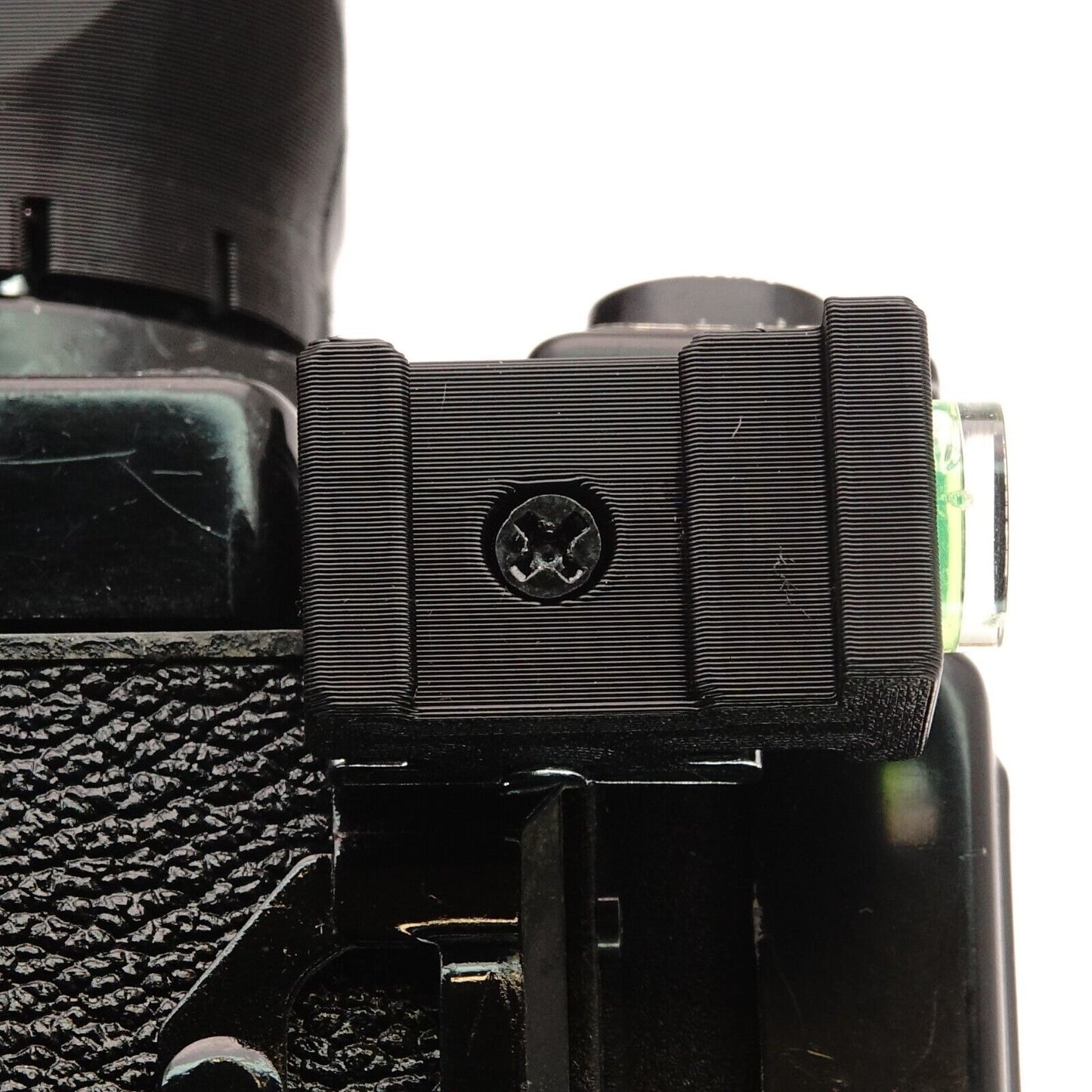 90° spirit level for side accessory shoe for Yashica Mat 124, Rolleiflex & Mamiya RB67