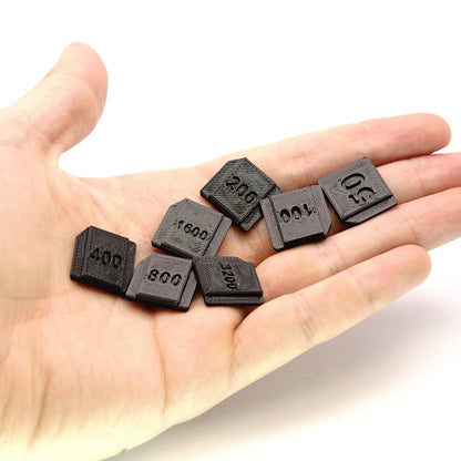 Set di aiuto per la lettura ISO per slitta flash Leica M, Nikon F, Canon F-1 e altri