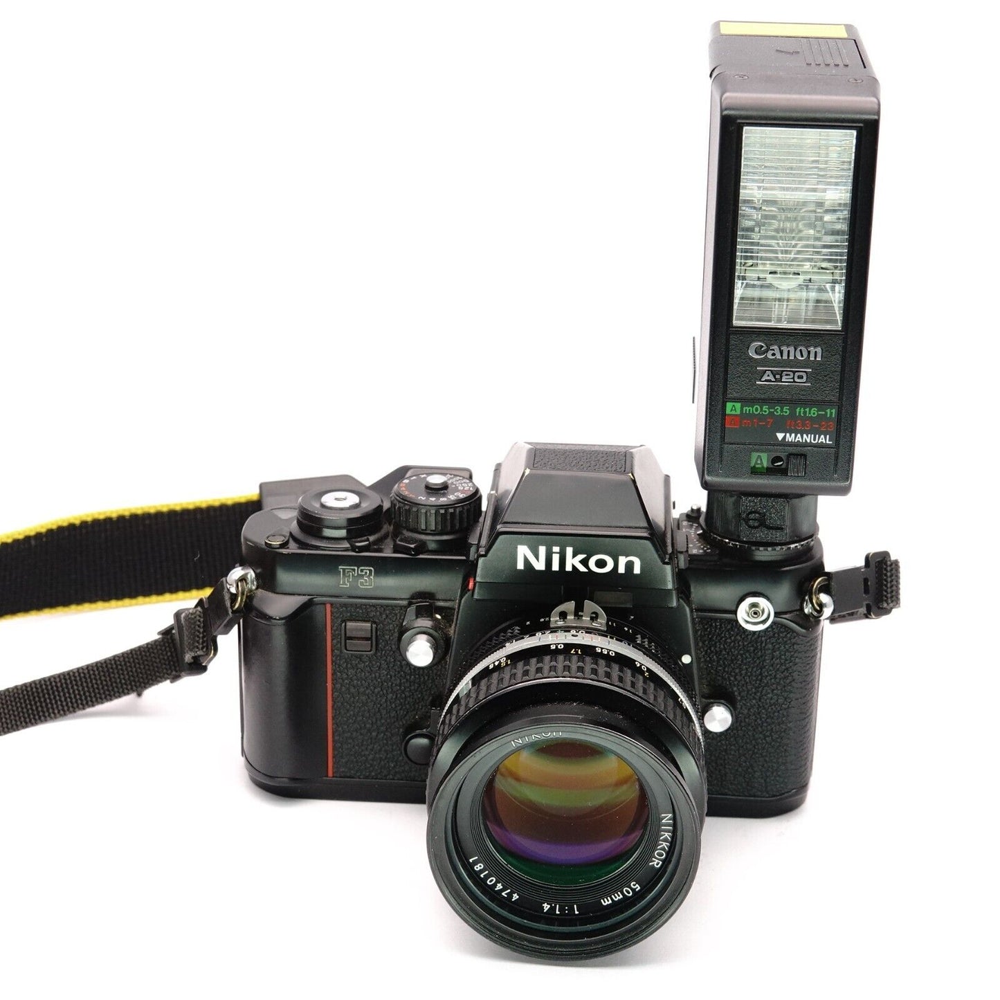 Cold shoe adapter for Canon F-1 & Nikon F3