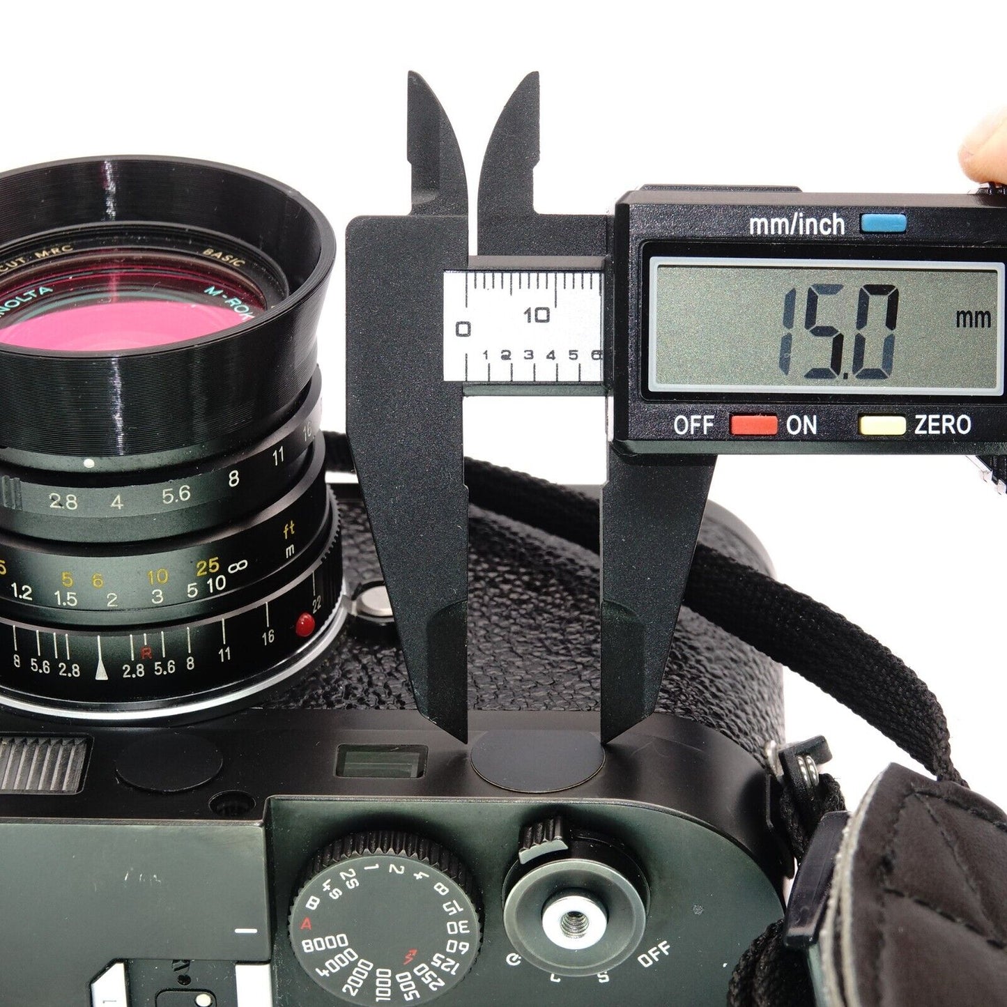 Decorative cover trim (15mm, 2 pieces) for Leica M11 M10 M9