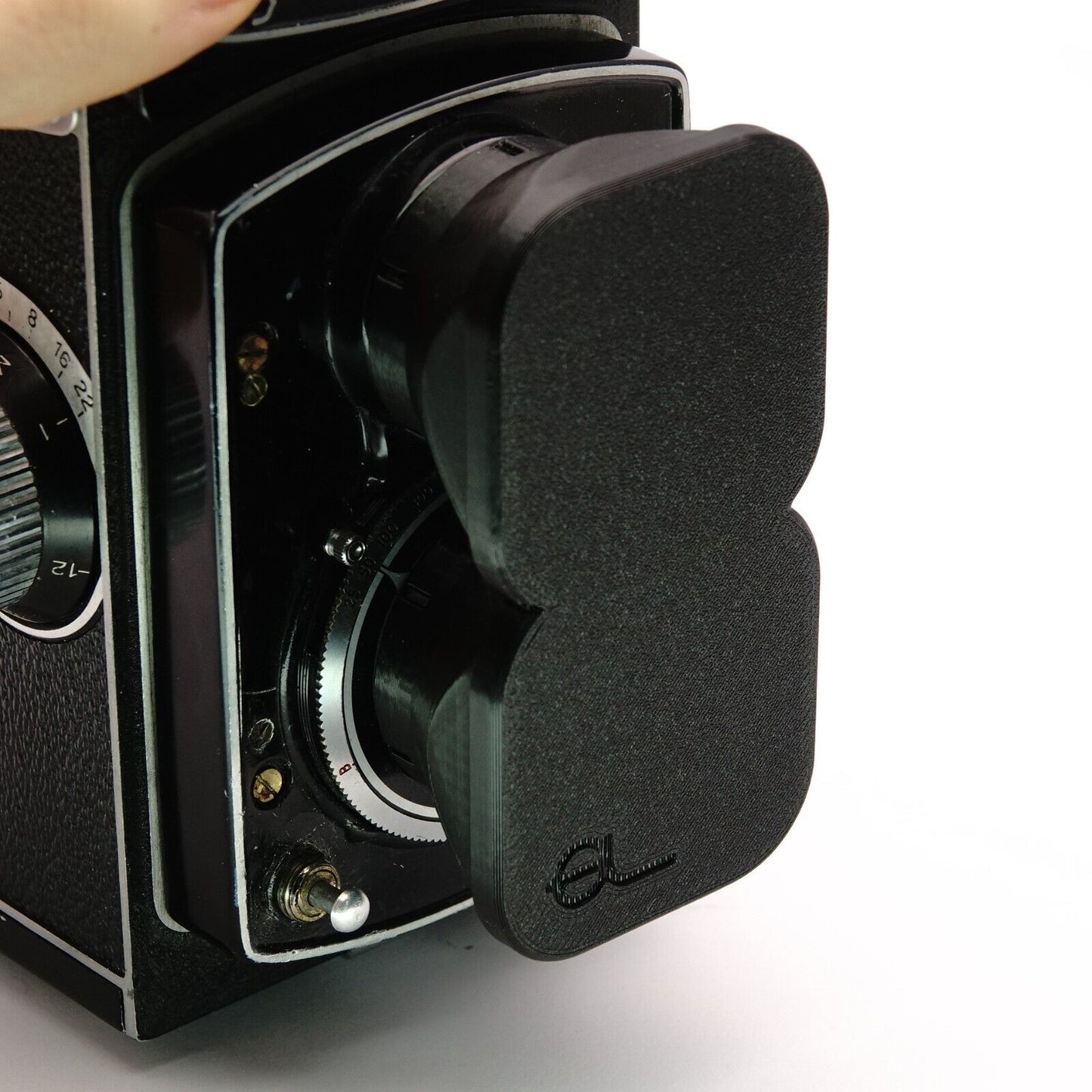 Cache d'objectif pour pare-soleil double Yashica-A