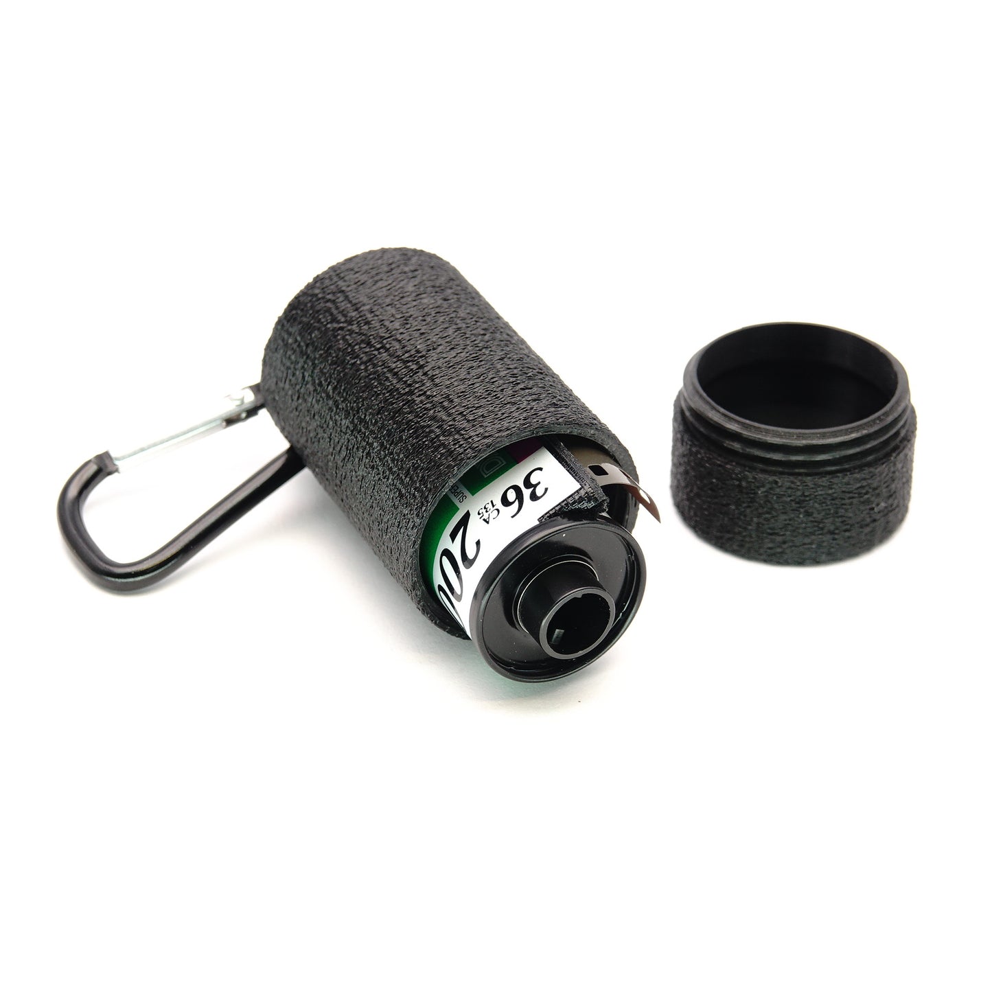 Portachiavi a barattolo per pellicola 35mm con moschettone per Kodak, Fuji, Ilford e altri