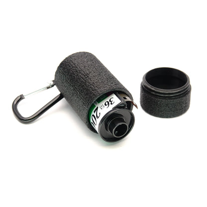 Portachiavi a barattolo per pellicola 35mm con moschettone per Kodak, Fuji, Ilford e altri