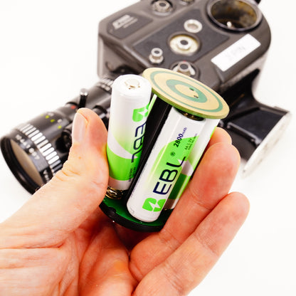 Battery adapter Beaulieu S2008 (3-Pin) - 4x AA rechargeable battery