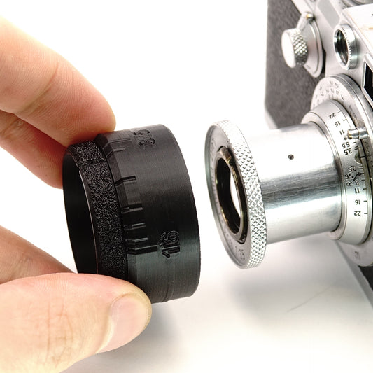 VALOO lens hood with aperture control for Leica Elmar 5cm f/3.5