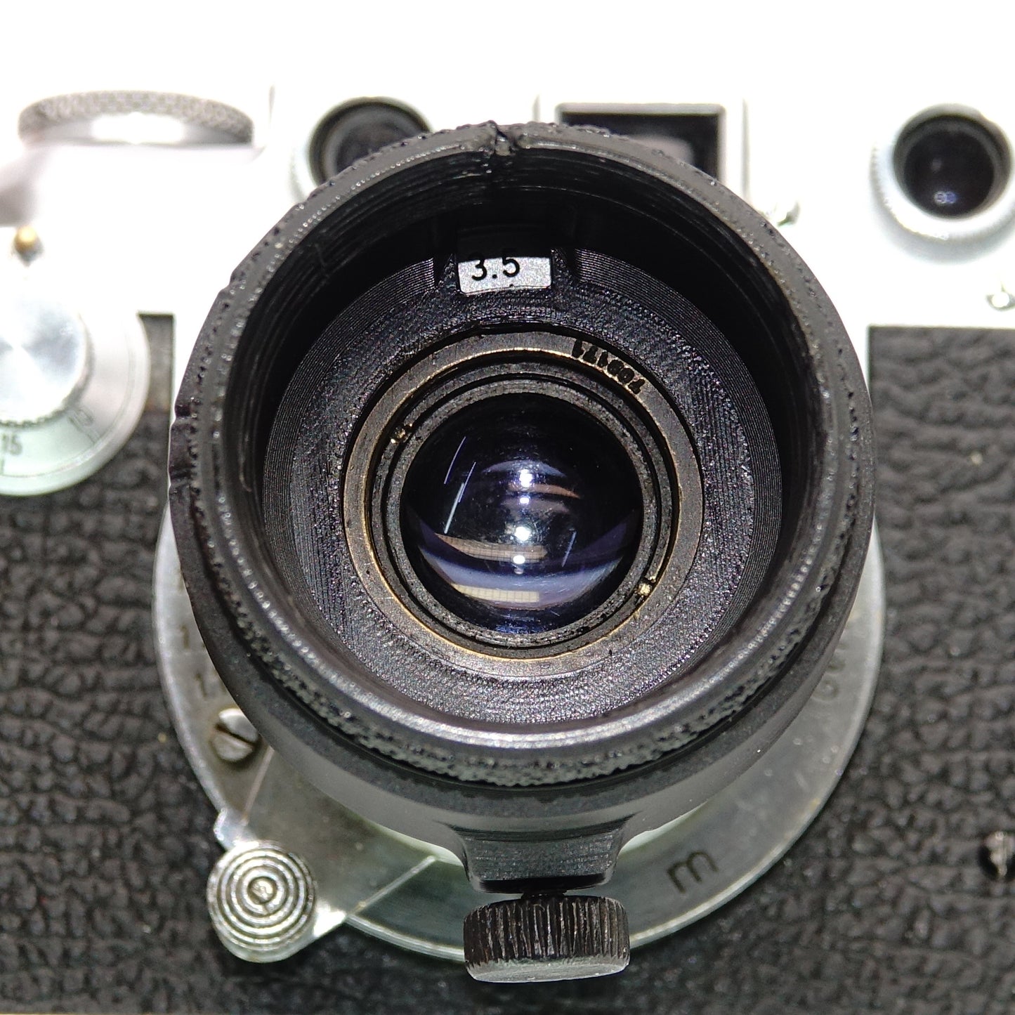 VALOO parasol con control de diafragma para Leica Elmar 5cm f/3.5