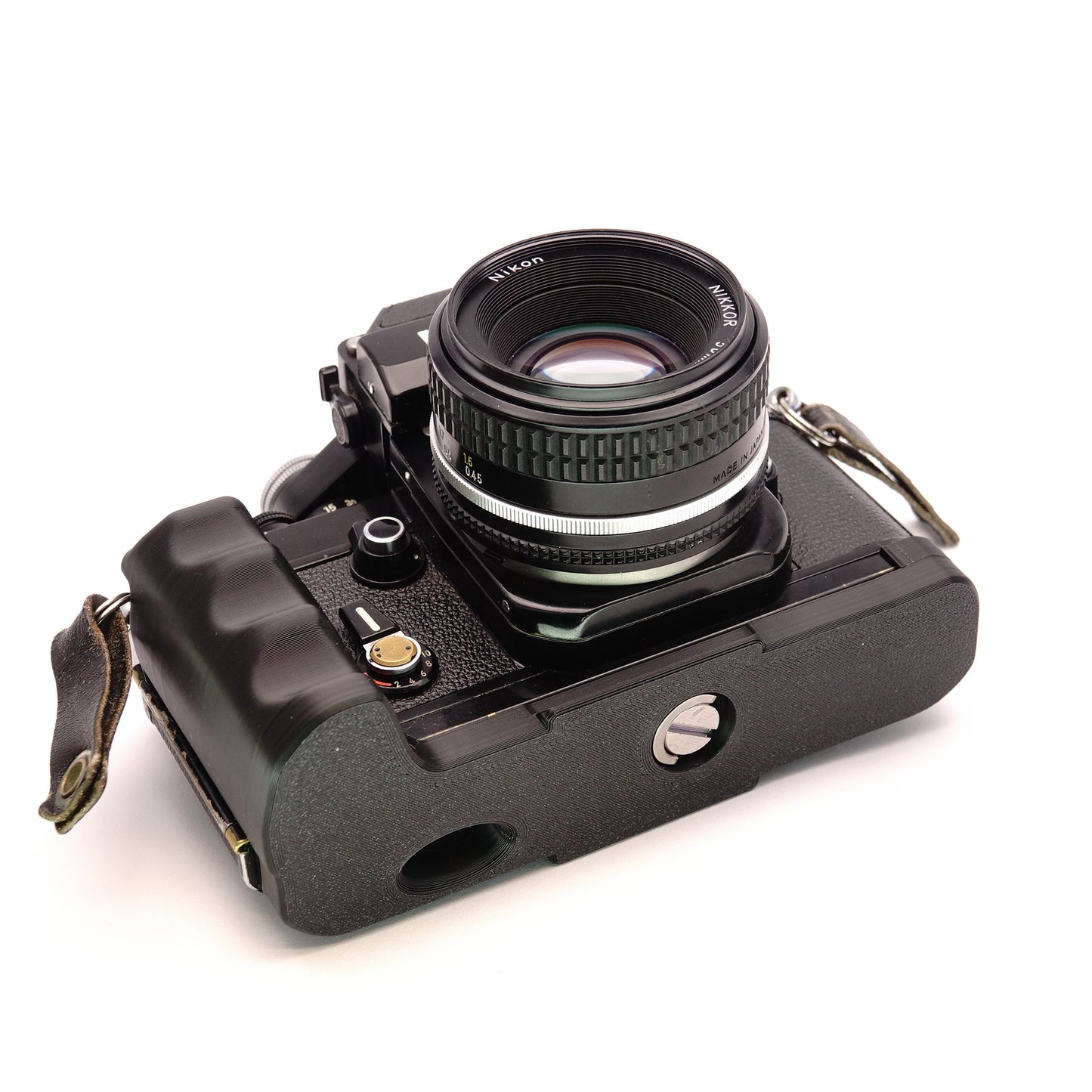 Handgriff mit Arca Swiss Aufnahme für Nikon F2