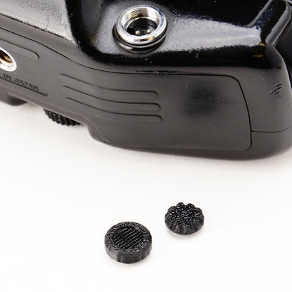 Nikon Classic Cover Set: 2-Pin Remote & PC-Sync Abdeckkappen (F4, F3, MD-4, F801)