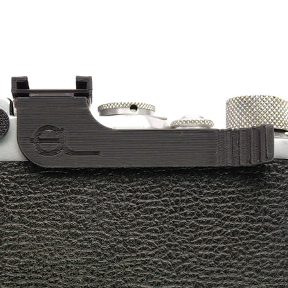 Thumb rest with accessory shoe for Leica I, II & III (LTM)