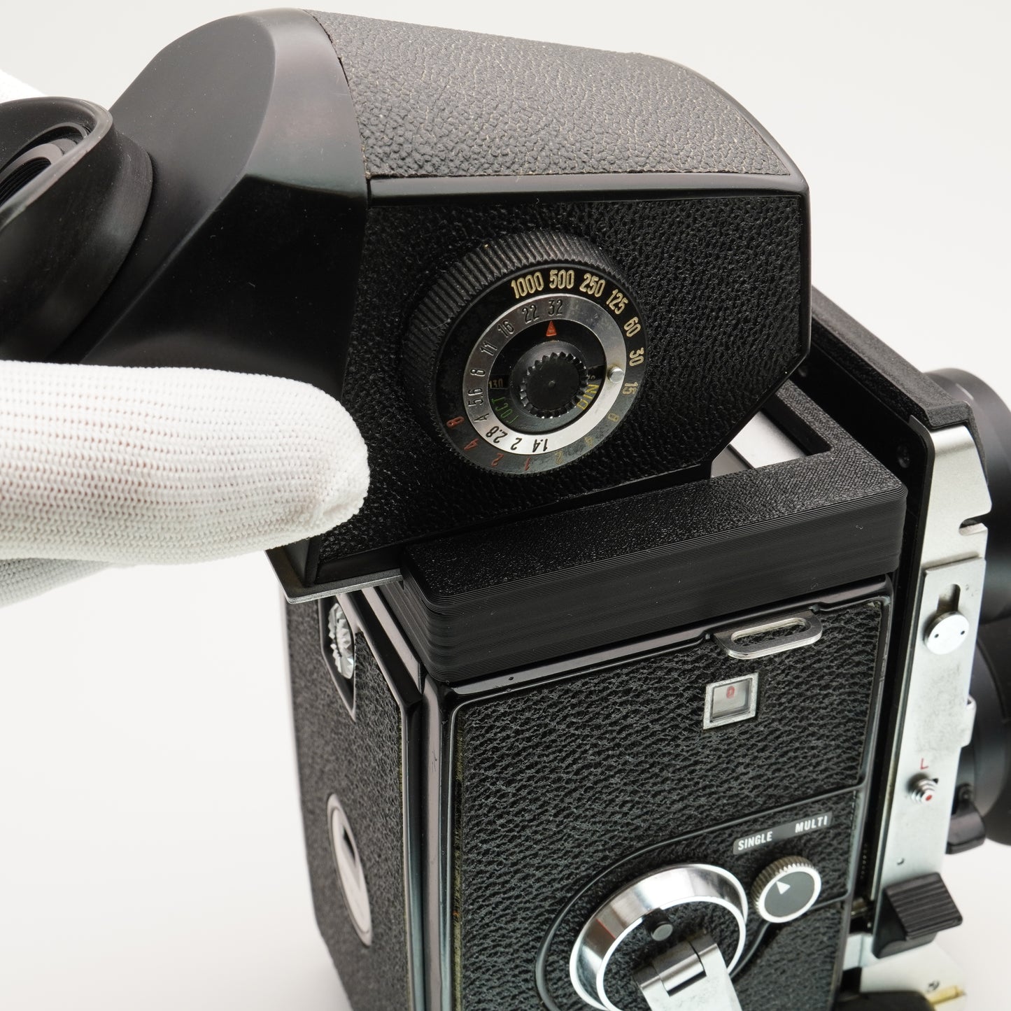 Adaptador para visor Kiev 88 / Hasselblad en Mamiya C330, C33, C2, C3, C22, C220