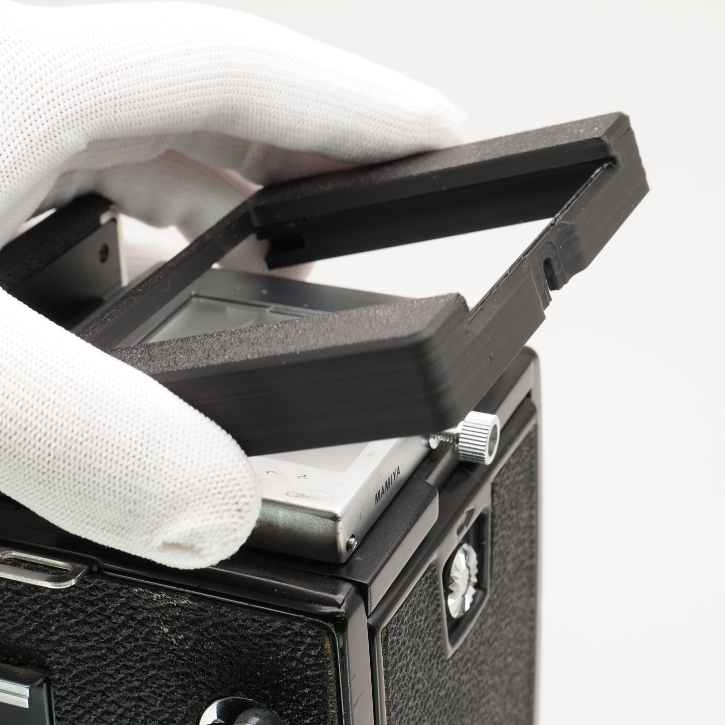 Adaptador para visor Kiev 88 / Hasselblad en Mamiya C330, C33, C2, C3, C22, C220