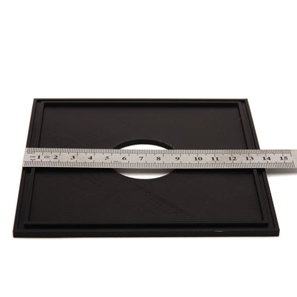 Placa de objetivo 140x140mm para Sinar p/f y Horseman L (Copal #0-#3)