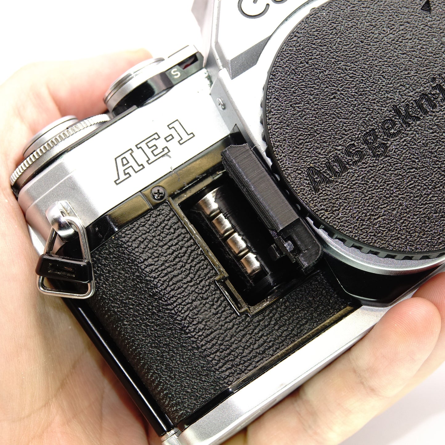 Adaptador de batería (4x LR44 a 4LR44/PX28) para Canon AE-1, A-1, Mamiya 645 y Pentax 67