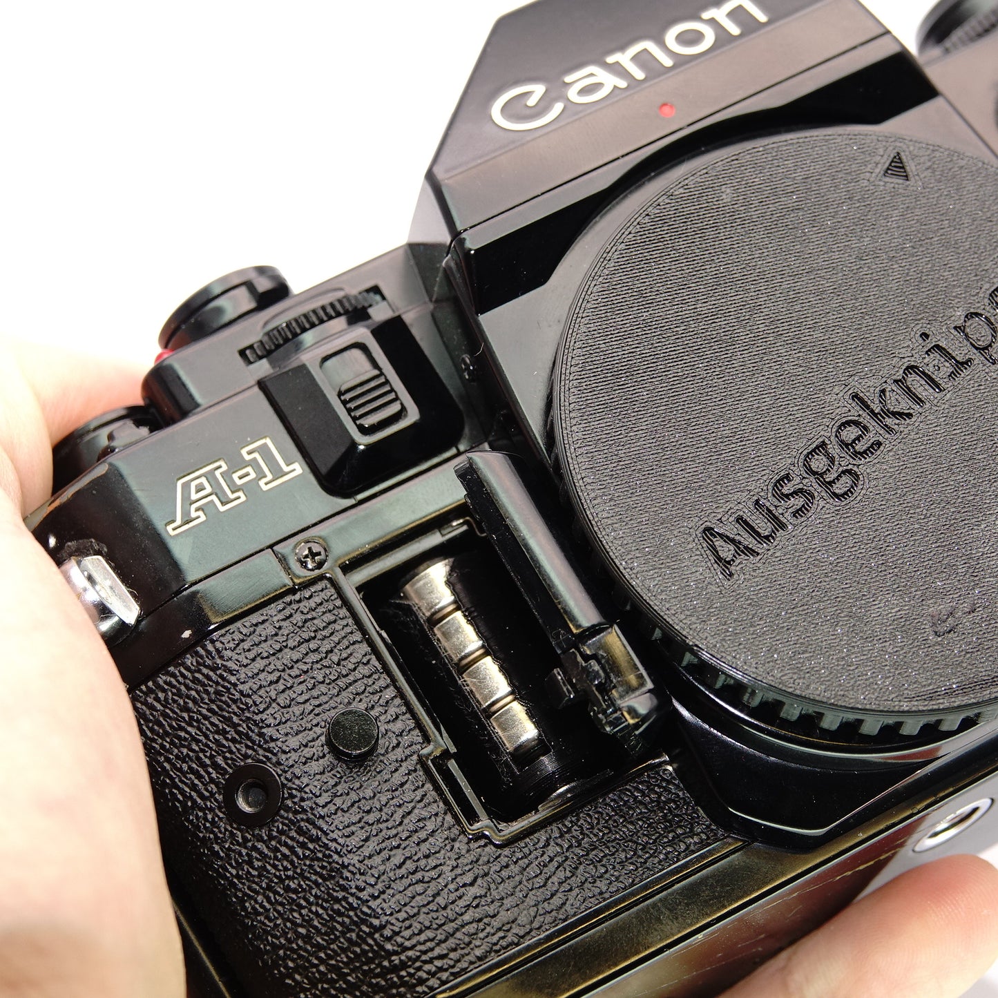 Adaptador de batería (4x LR44 a 4LR44/PX28) para Canon AE-1, A-1, Mamiya 645 y Pentax 67