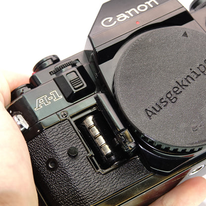 Adaptador de batería (4x LR44 a 4LR44/PX28) para Canon AE-1, A-1, Mamiya 645 y Pentax 67