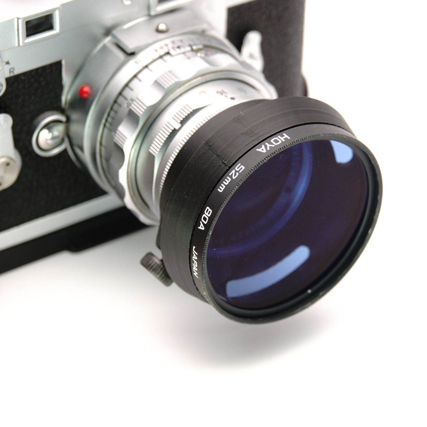 Lens hood & 52mm filter adapter for Leica Summicron, Summaron, Summitar