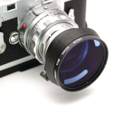 Lens hood & 52mm filter adapter for Leica Summicron, Summaron, Summitar