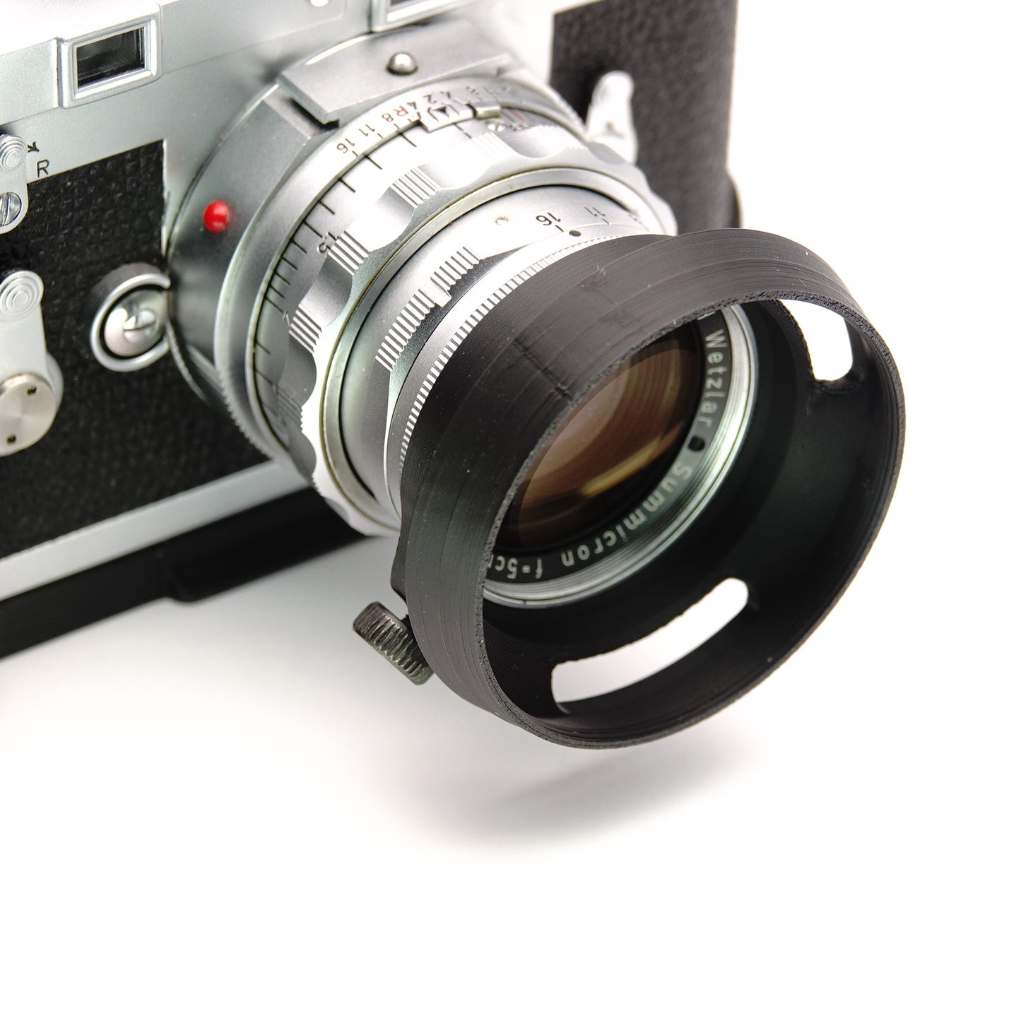 Lens hood & 52mm filter adapter for Leica Summicron, Summaron, Summitar