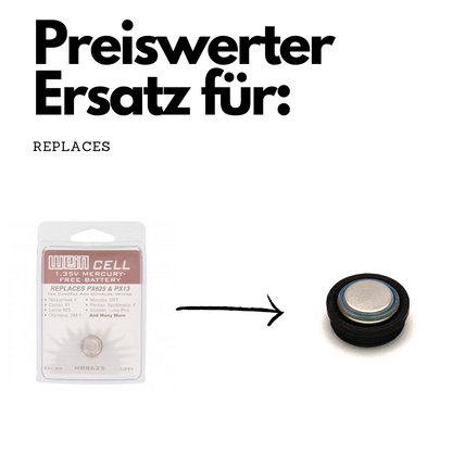 Adaptateur de batterie universel PX625 MR9 de rechange – Compatible avec Canonet, Nikon F, Yashica Mat & Praktica