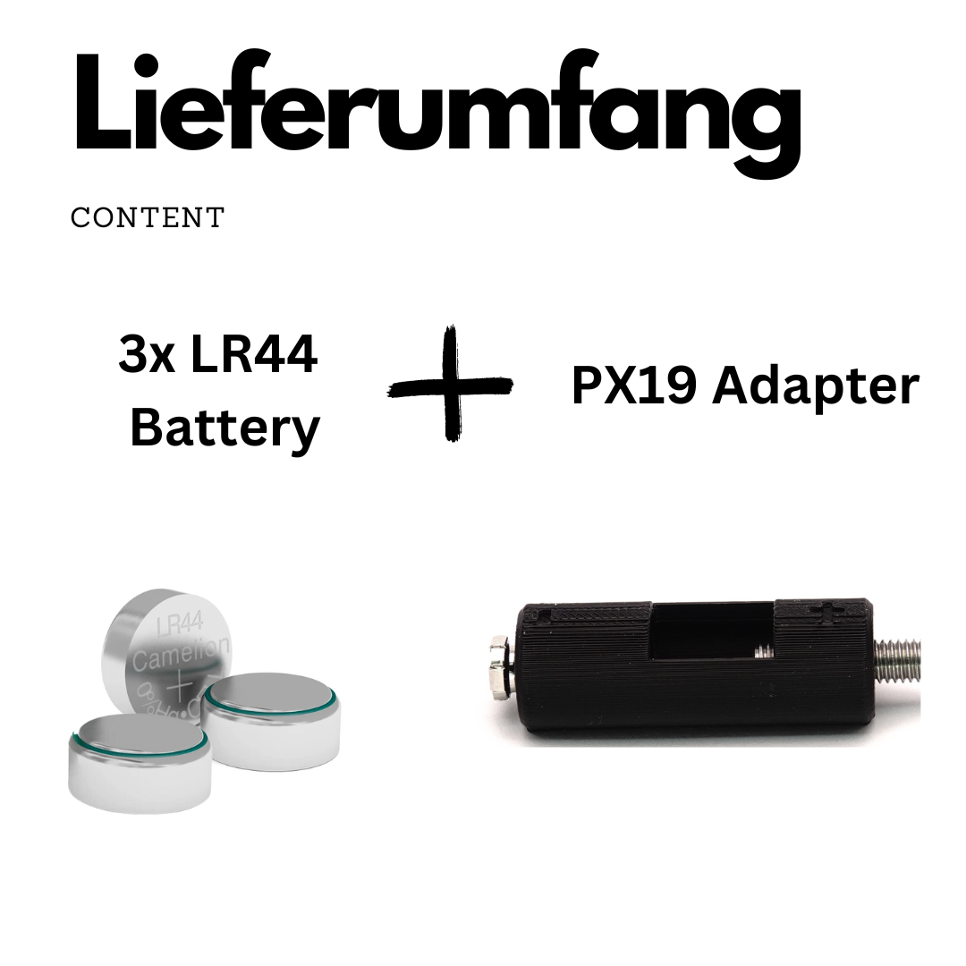 Battery adapter 531 / PX19 (4.5V) for Polaroid Land Camera 100, 250, 340 & more