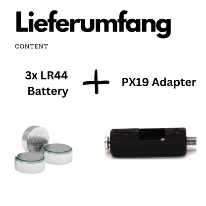 Battery adapter 531 / PX19 (4.5V) for Polaroid Land Camera 100, 250, 340 & more