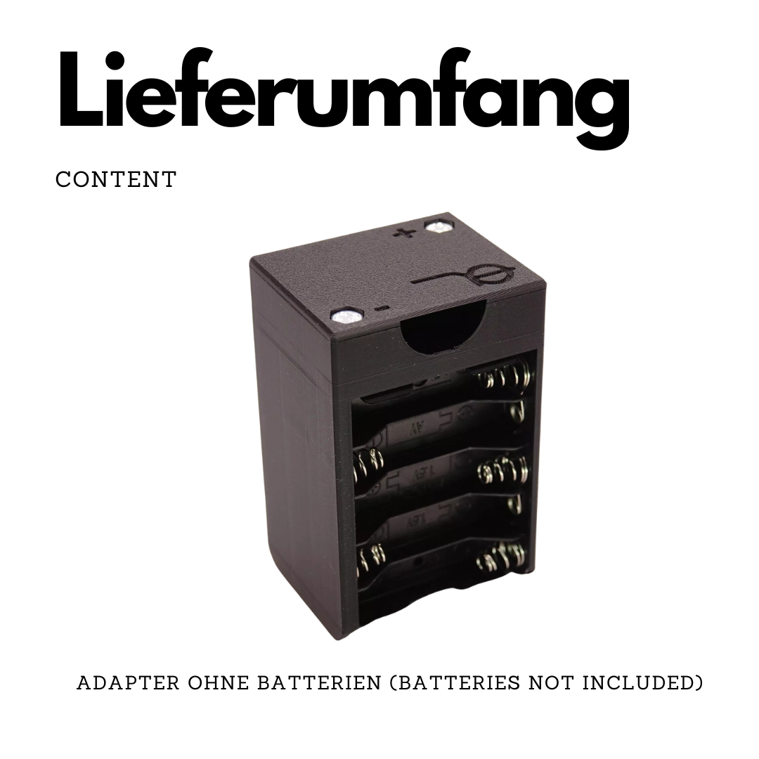 Battery adapter 10x AA for Metz Mecablitz 60 CT-1 / CT-2 / CT-4