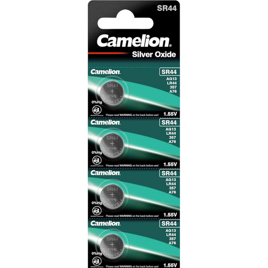 Pack de recarga de 4 pilas SR44 para adaptador de batería Minox, Rollei