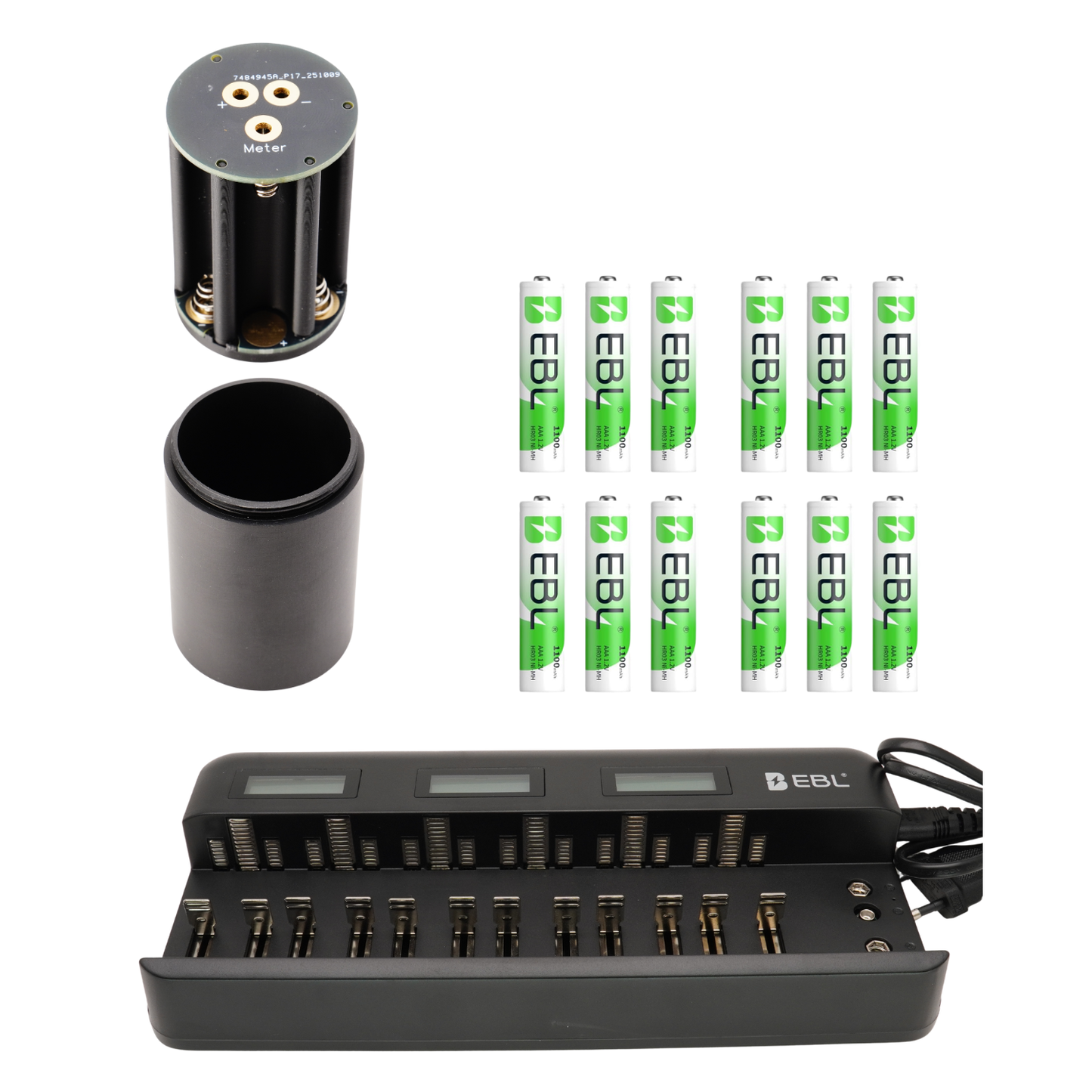 Adattatore batteria 6x AAA per Beaulieu 3008 S, 5008 S