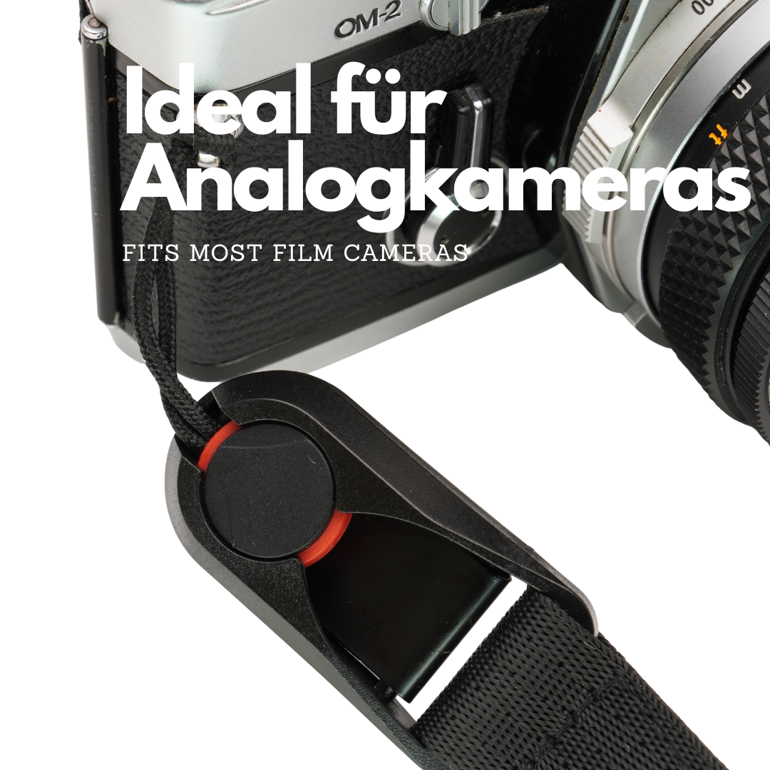 Correa de cámara con cierre rápido para Canon AE-1, Nikon F3 y Olympus OM-1
