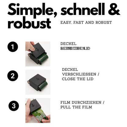 Filmschneider (120/35mm zu 110/Minox) für Pentax Auto 110 & Subminiatur