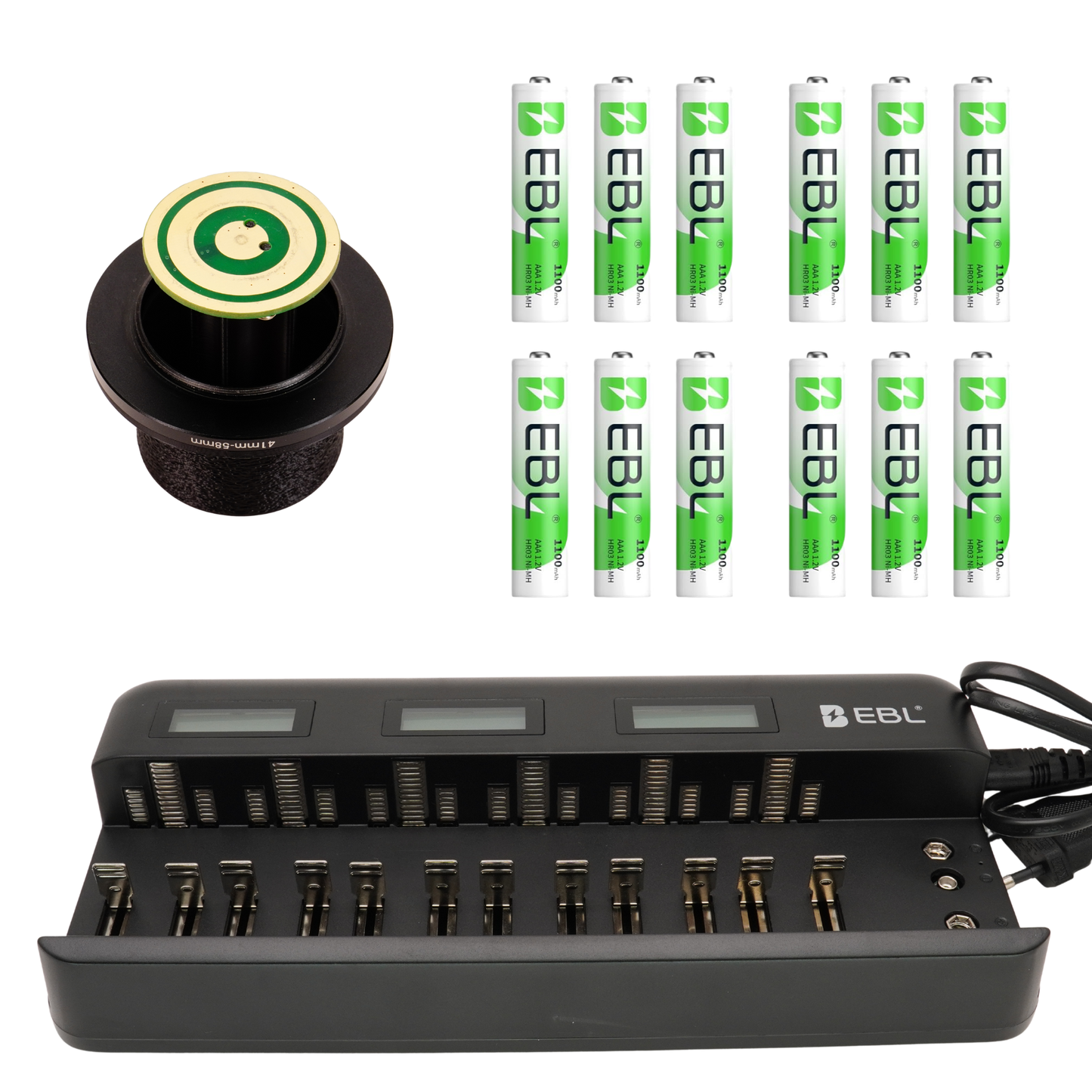 Battery adapter Beaulieu S2008 (3-Pin) - 4x AA rechargeable battery