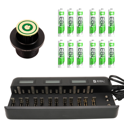 Battery adapter Beaulieu S2008 (3-Pin) - 4x AA rechargeable battery