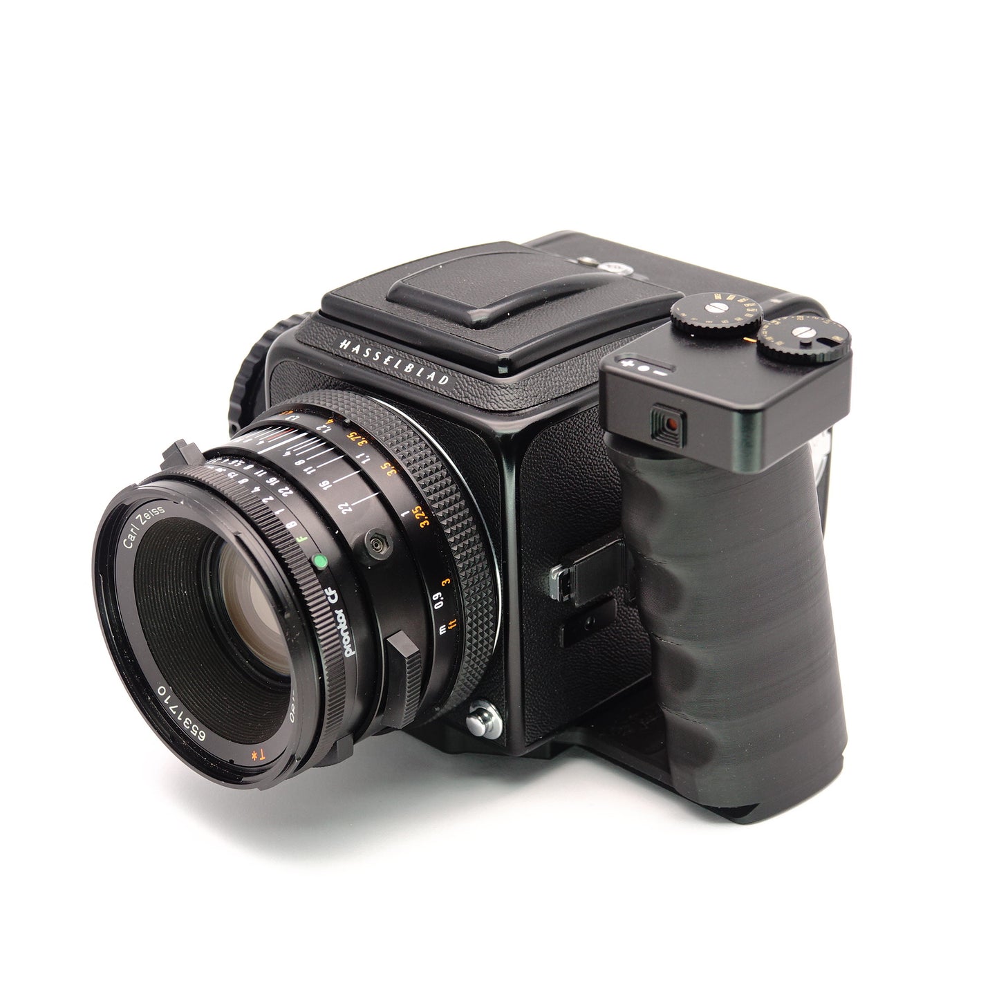 L-Handgriff mit Arca Swiss & Darkslide-Fach für Hasselblad 500C/M, 503CW