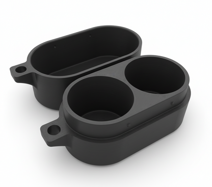 Caja de transporte para 2x adaptadores de batería para Hasselblad 500 EL